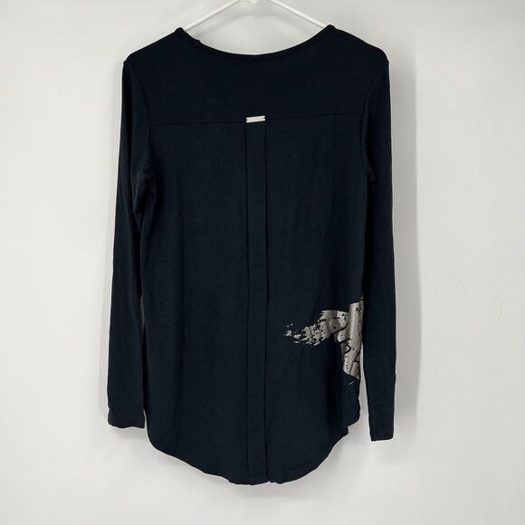 NWT Chestnut Bay Spirit Tee M Black Night Free Run Metallic Horse Equestrian - Picture 6 of 12